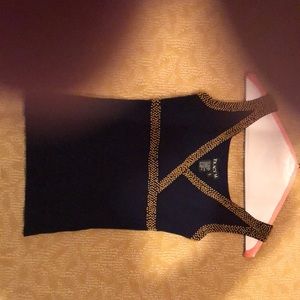 Woman’s blue with beaded front decoration